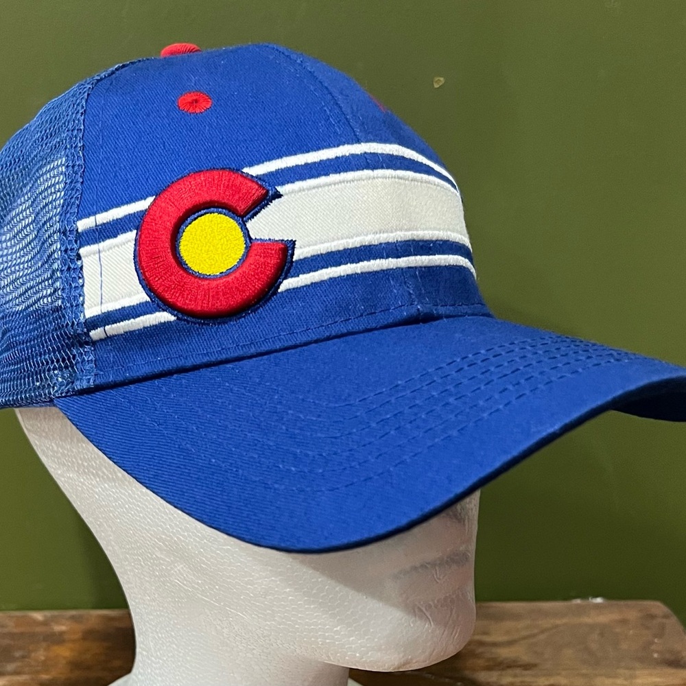 Colorado Classic Mesh Hat SnapBack Adjustable Blue
